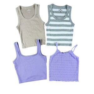 4 x Women's Tank Tops Hollister xxs